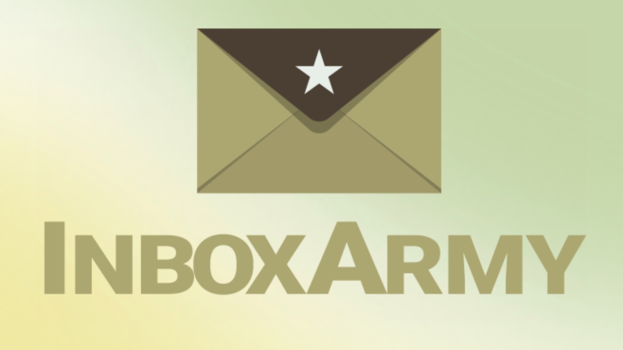 InboxArmy email marketing agency logo on a pale green background